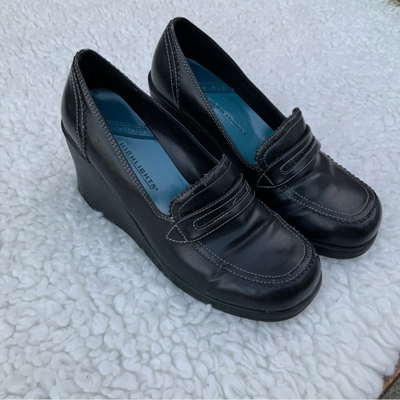 Vintage loafer platforms y2k 2000s 90’s super cute size 9 - Picture 2 of 3